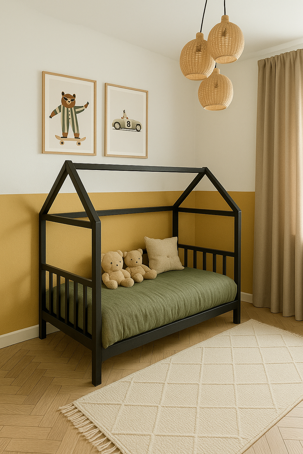 rénovation et décoration chambre d'enfant par architecte d'intérieur